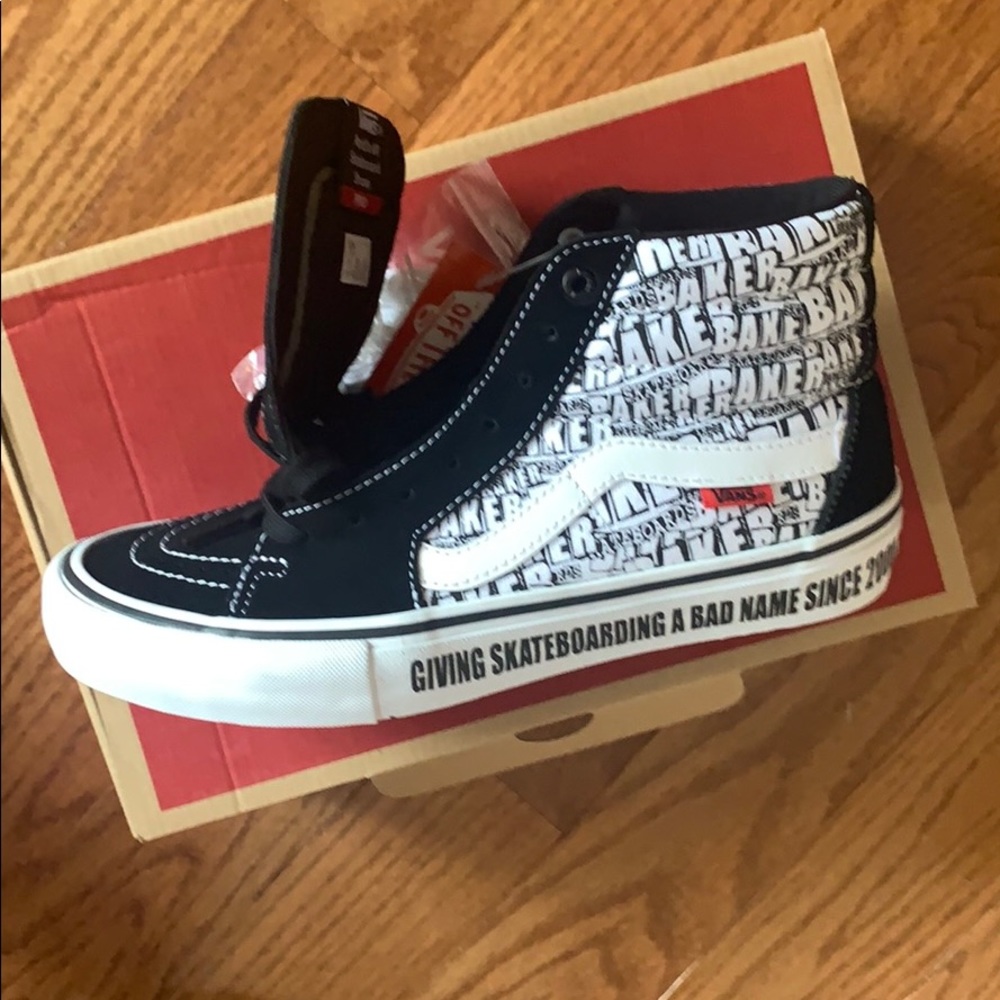 Vans baker , very rare size 8
